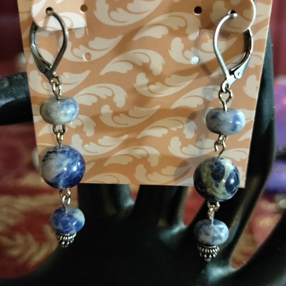 Sodalite earrings